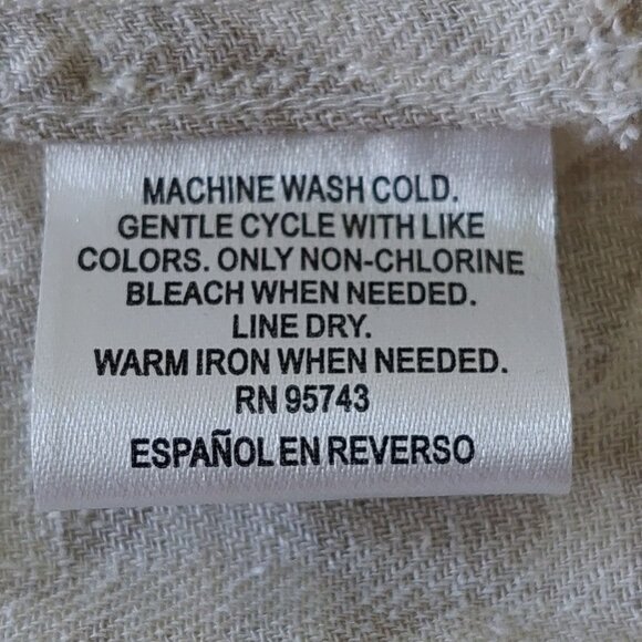 New Tasso Elba Island Cream & Tan Short Sleeve Button Down Shirt Men's Size XXL - Picture 11 of 14